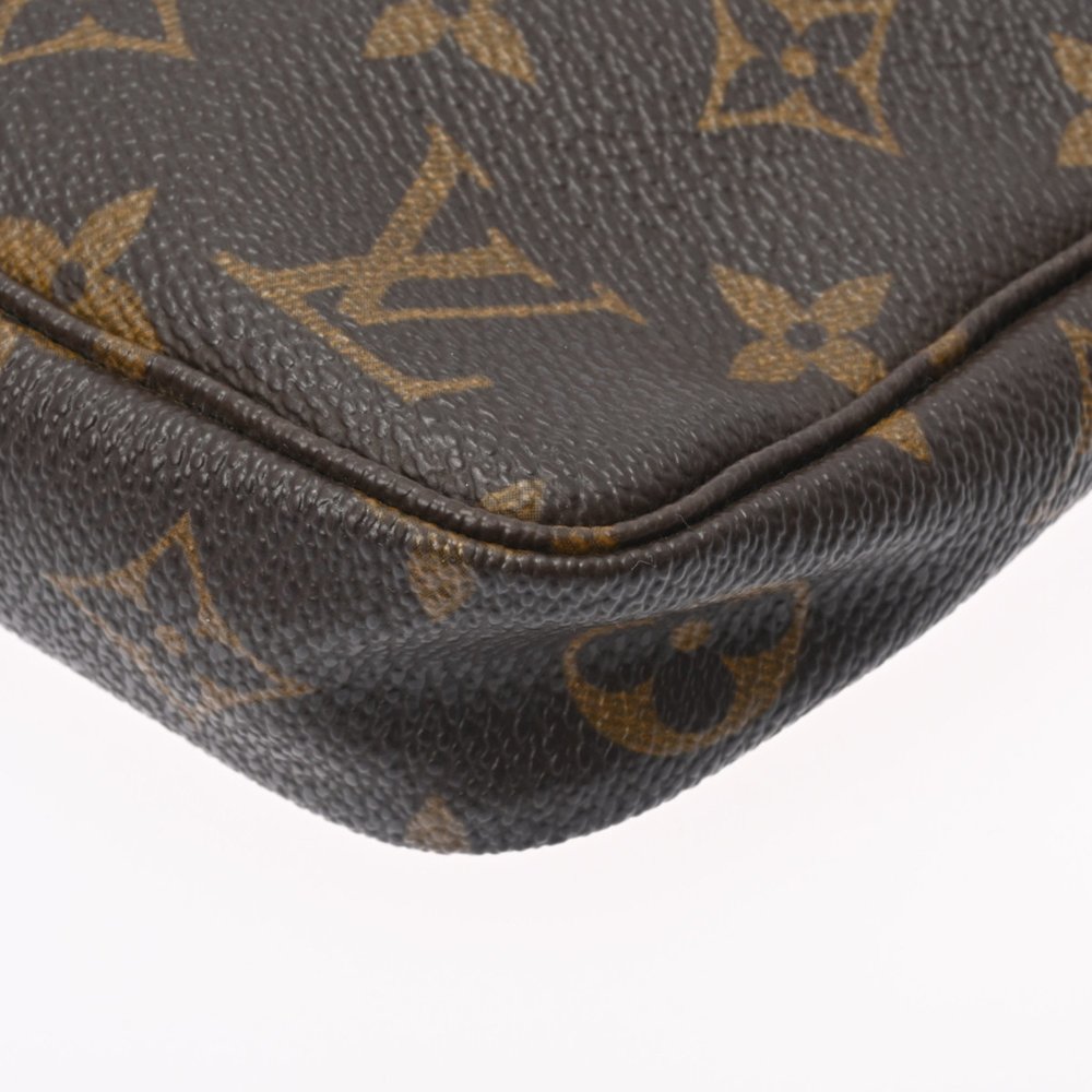 LOUIS VUITTON Monogram Pochette Accessoire Brown M51980 Women's Canvas - Picture 9 of 10